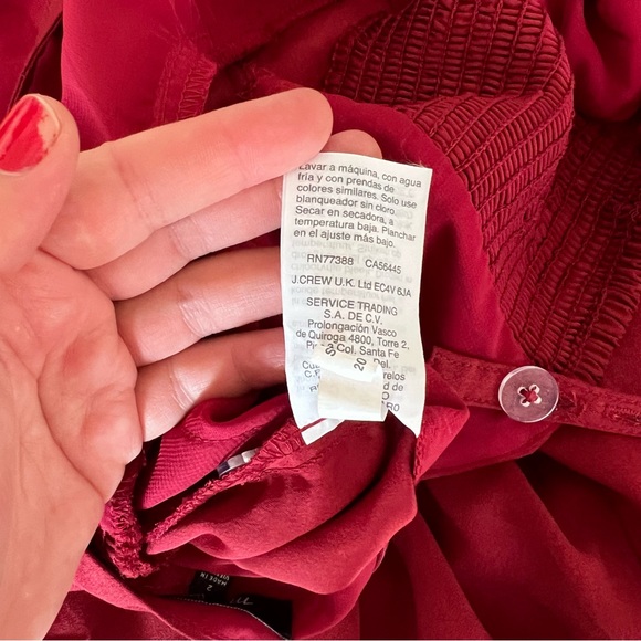 Madewell Thistle Cami Wide Leg Jumpsuit Red Size 4 Holiday Party Look - Picture 10 of 10